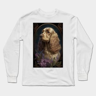 English Cocker Spaniel - Art Nouveau Style Long Sleeve T-Shirt